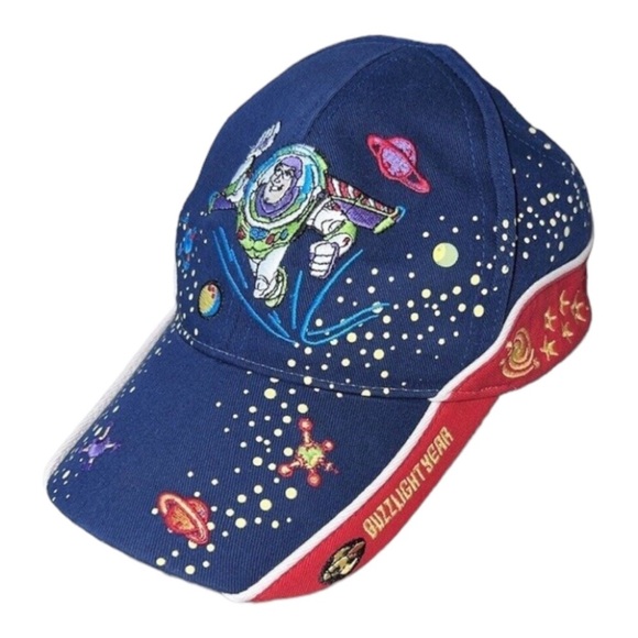 BUZZ LIGHTYEAR Hat Toddler Disney Parks Baseball Cap Glow in the Dark - Picture 1 of 11